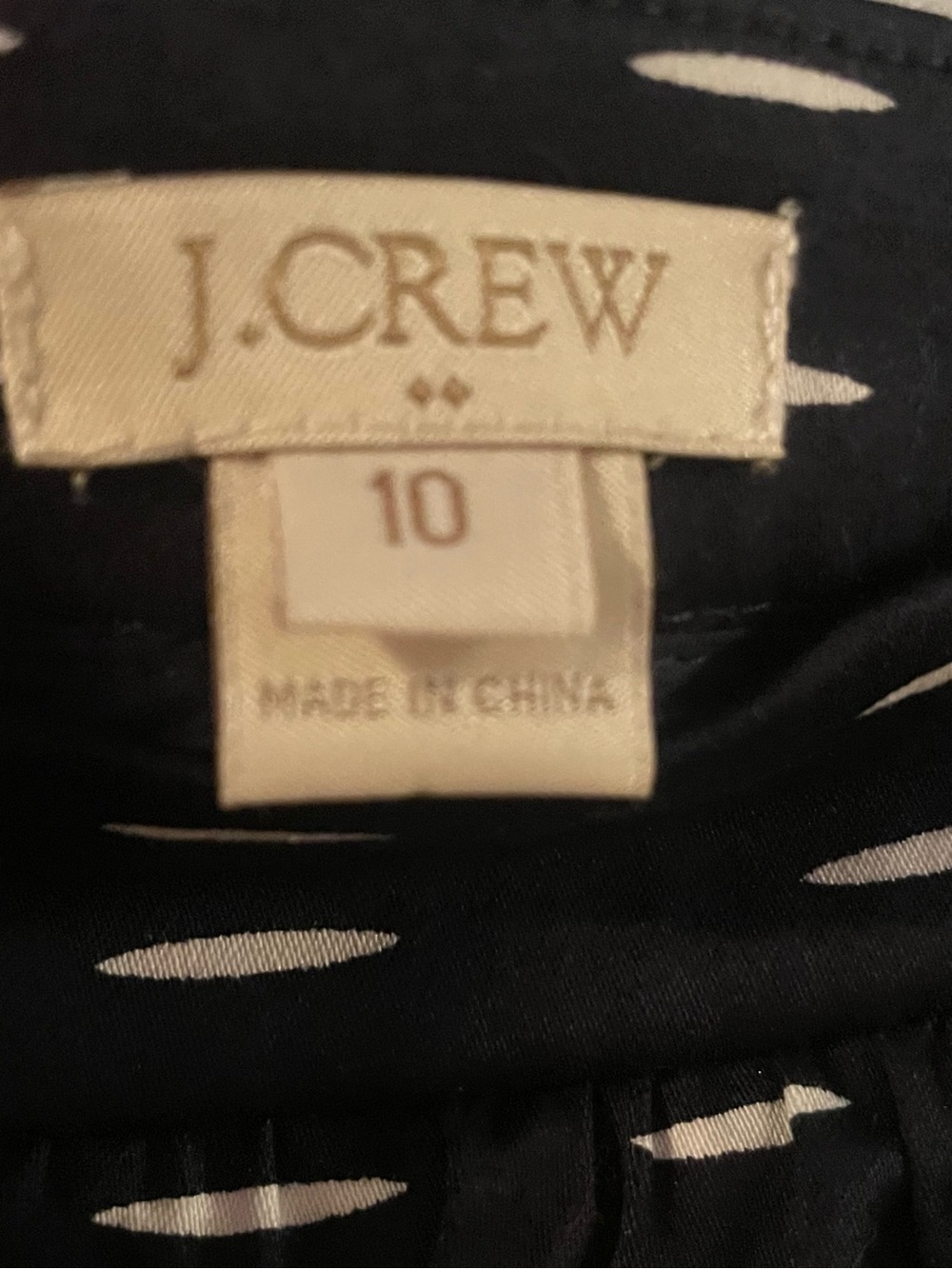 J. Crew Black and White Polka Dot Circle Skirt - Picture 2 of 3